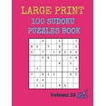 thumbnail image 1 of Large Print 100 Sudoku Puzzles Book: Volume.10, (Paperback), 1 of 1