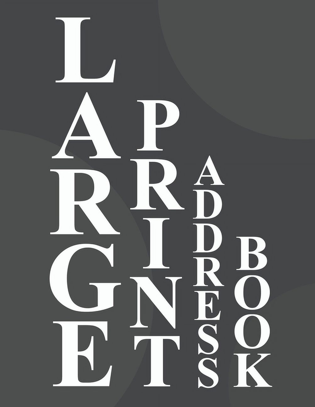 Large Print Address Book Plenty Of Space Jumbo 8.5"x11" Great For