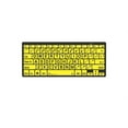 thumbnail image 1 of Large Print - Black on Yellow Mini Bluetooth Keyboard – Windows, 1 of 3