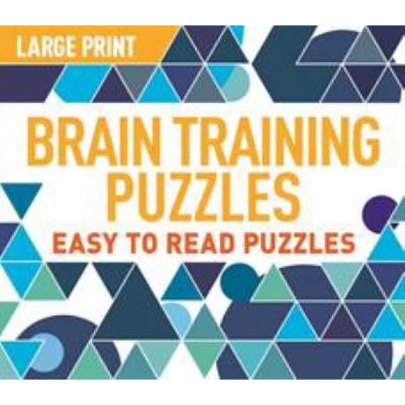 Pre-Owned Large Print Brain Training Puzzles (Landscape puzzles) (Paperback) 1788886925