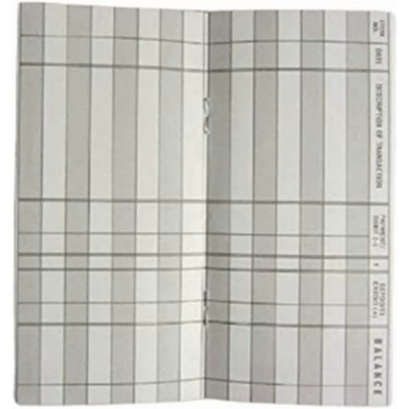 Large Print Check Book REGISTERS 5 Easy to Read Checkbook Transaction Register
