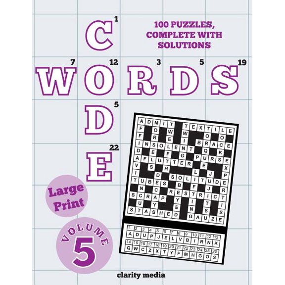 Large Print Code Words Volume 5 (Paperback)(Large Print)