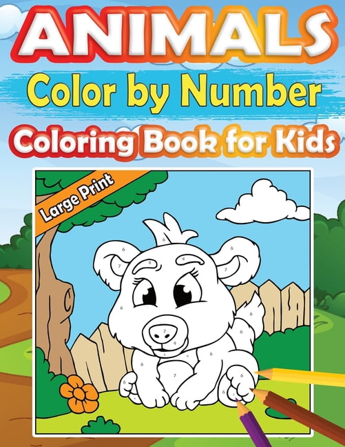 Animals coloring books for kids 3-5: Children Coloring and Activity Books  for Kids Ages 2-4, 4-8, Boys, Girls, Christmas Ideals (Baby Genius #5)  (Paperback)