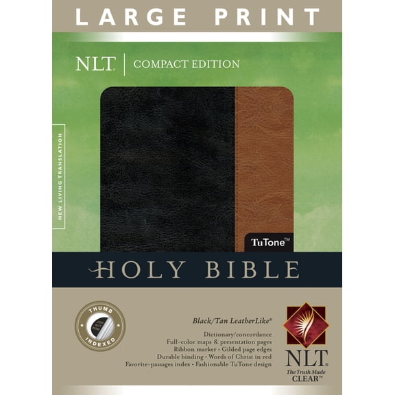 Large Print Compact Bible-NLT (Other)(Large Print)