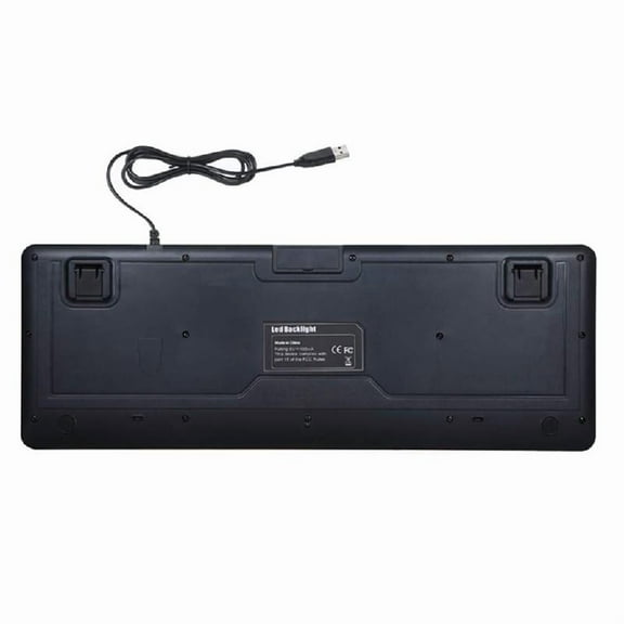 Large Print Computer Keyboard USB LED Backlit Keyboard Easy to Read Keys