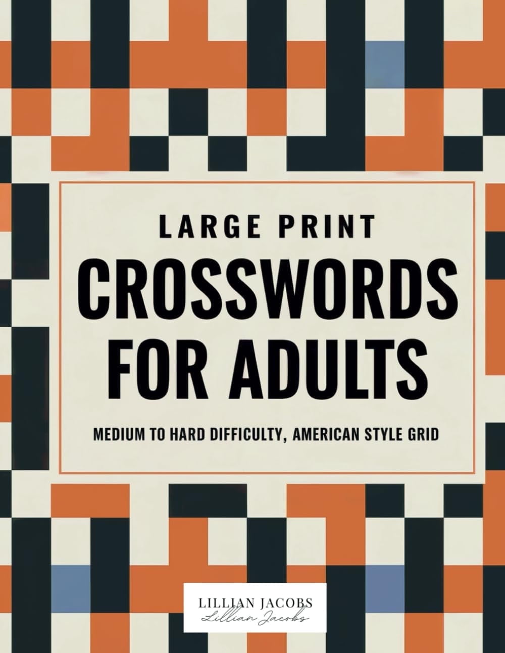 Crossword Puzzle Book Large Print for Adults and Seniors