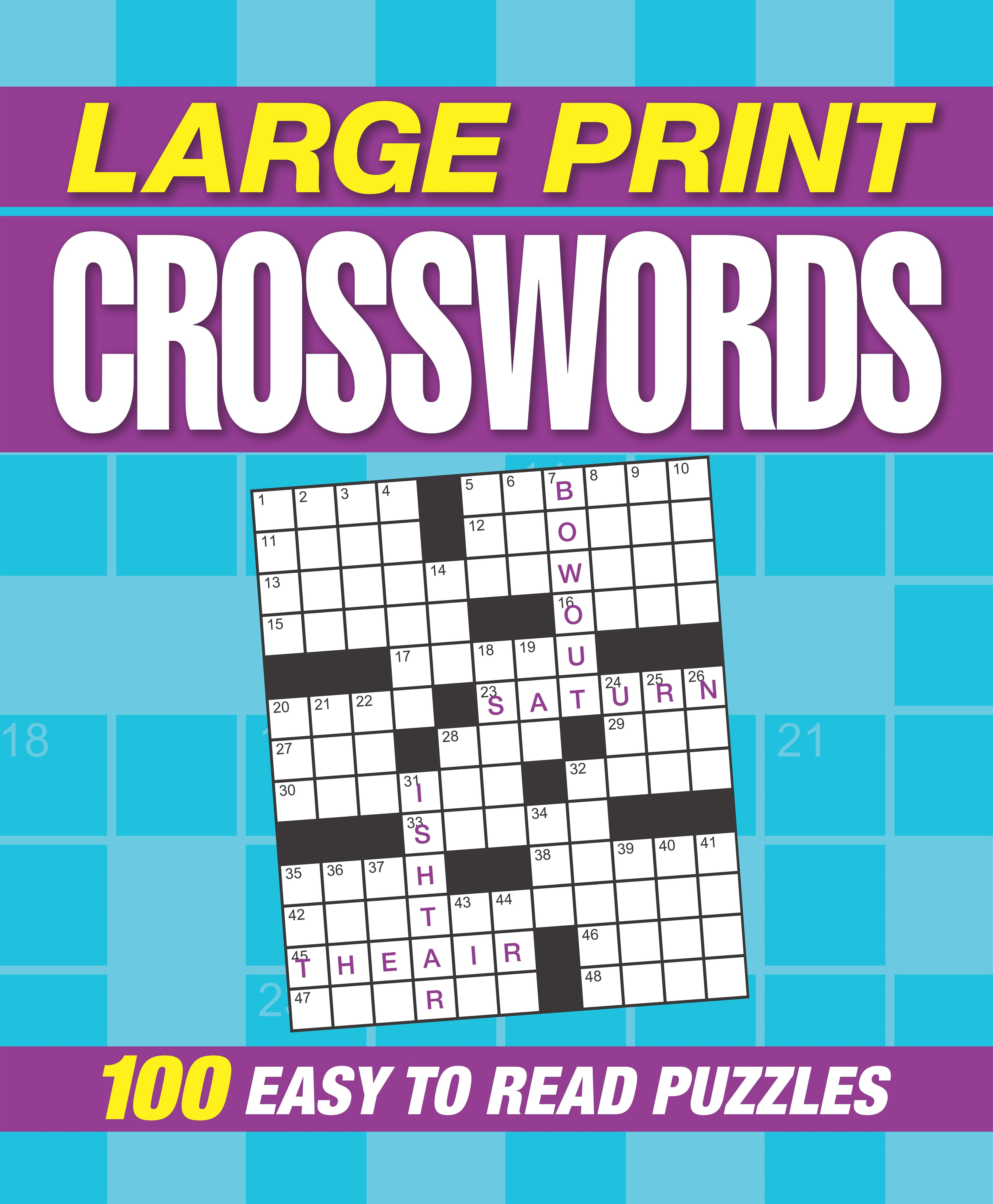 Large Print Crosswords - Walmart.com