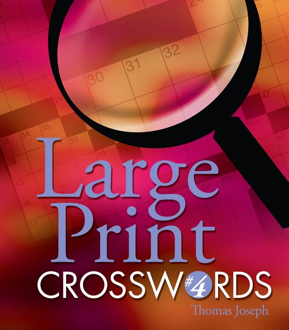 Large Print Crosswords: Large Print Crosswords #4 (Paperback)(Large Print) - image 1 of 1