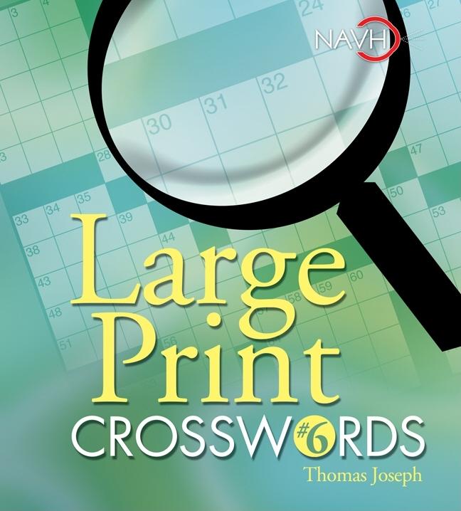Large Print Crosswords: Large Print Crosswords #6 (Paperback)(Large Print) - image 1 of 1