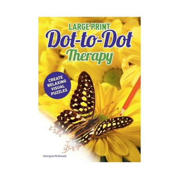 Pre-Owned Large Print Dot-to-Dot Therapy 2 Paperback
