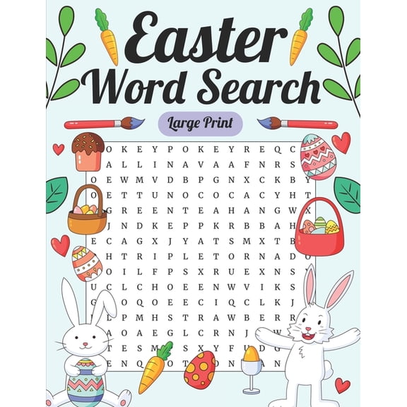 Large Print Easter Word Search