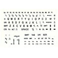 thumbnail image 1 of Large Print Labels for Laptop Computers- Black-White, 1 of 2