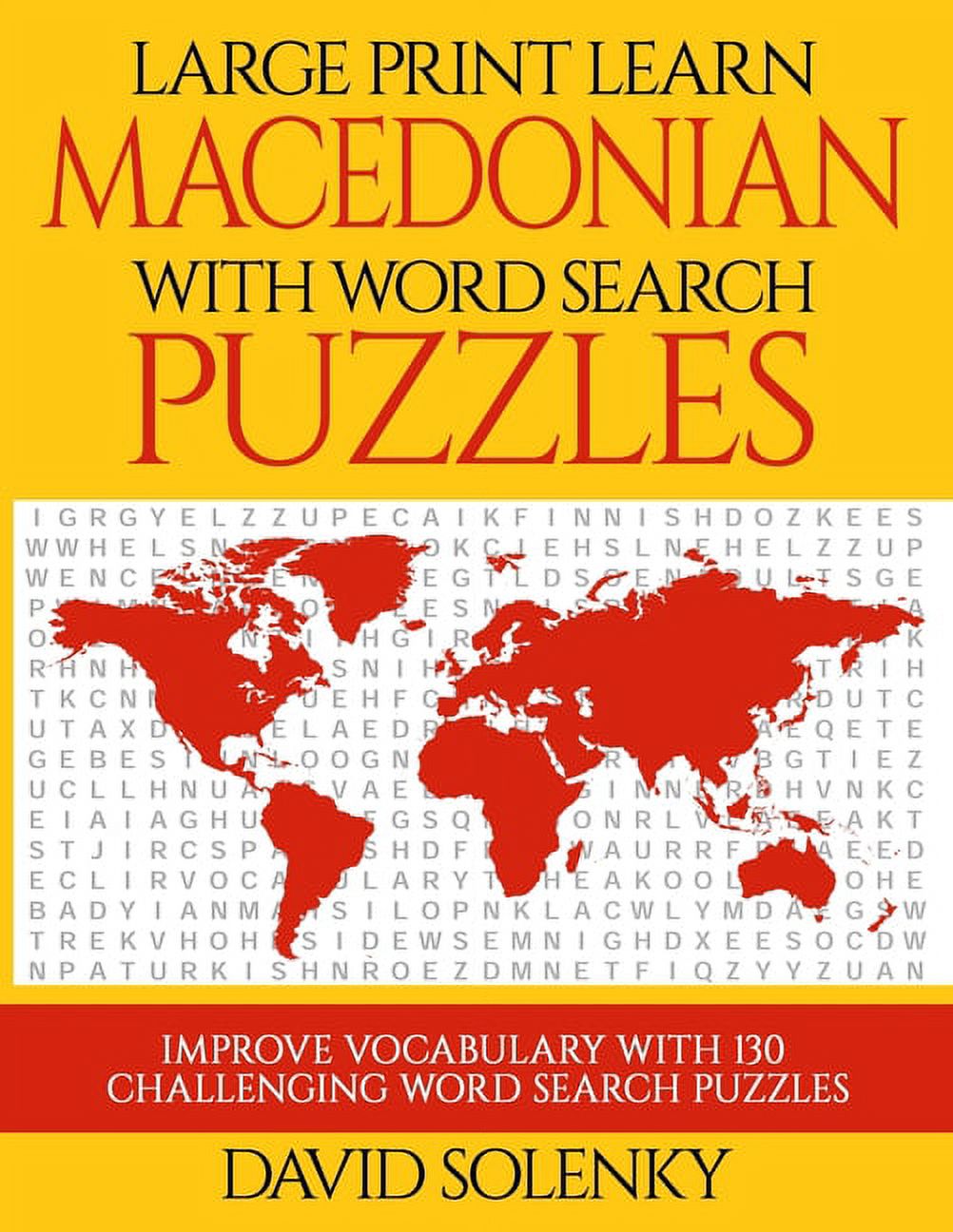 Large Print Learn Macedonian with Word Search Puzzles Learn Macedonian