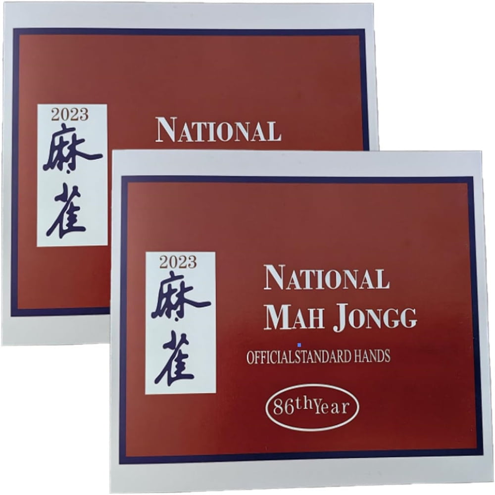 Large Print Mahjong Scorecard, Mah Jongg Cards Official Hands and