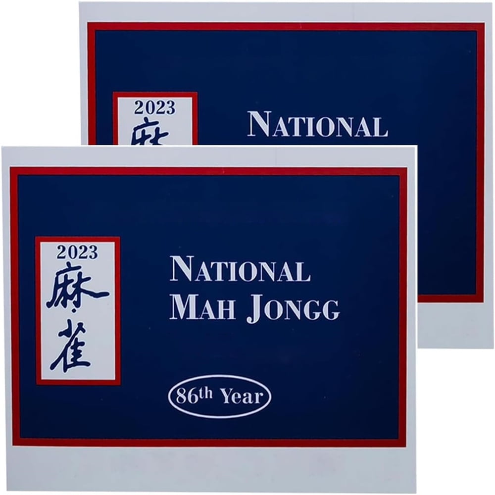 Large Print Mahjong Scorecard, Mah Jongg Cards Official Hands and