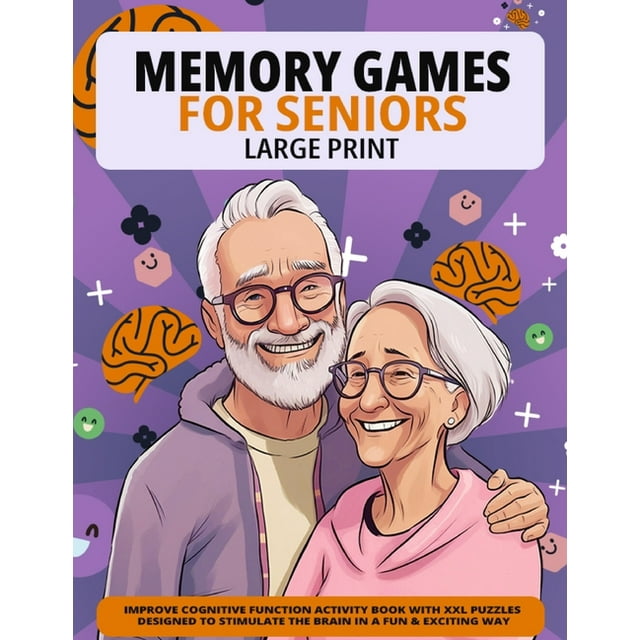 Large Print Memory Games For Seniors: Improve Cognitive Function ...