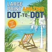 THUNDER BAY PRESS Large Print Puzzle Books: Large Print Amazing Dot-to-Dot (Paperback)