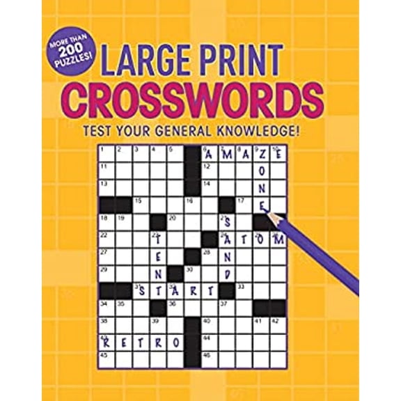 Pre-Owned Large Print Crosswords