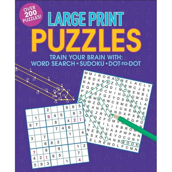 Large Print Puzzle Books: Large Print Puzzles (Paperback)
