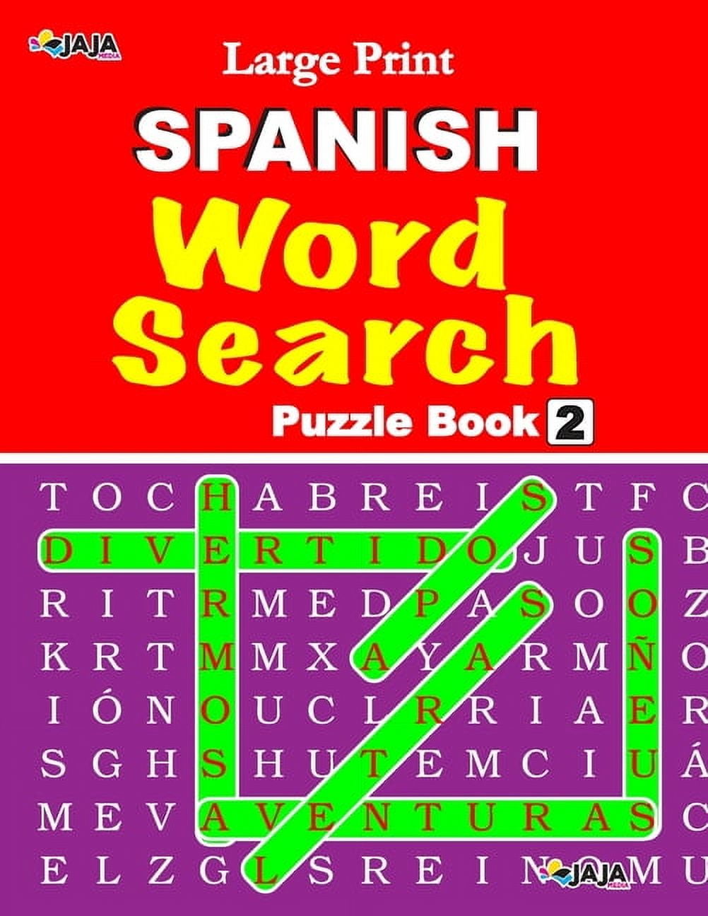 Fun Word Search Puzzles in Spanish: Large Print SPANISH WORD SEARCH