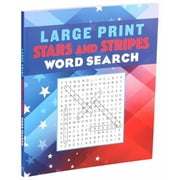 EDITORS OF THUNDER BAY PR Large Print Stars and Stripes Word Search Paperback