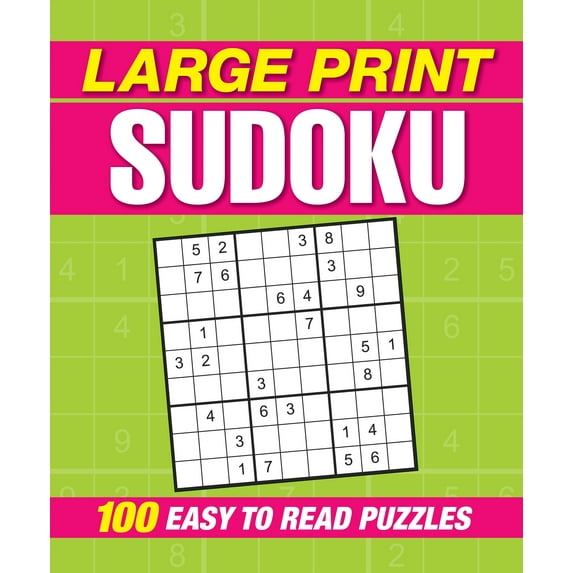 Large Print Sudoku