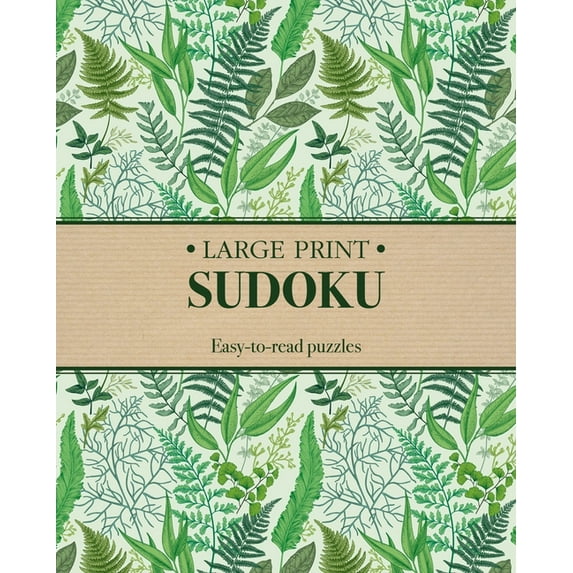 Large Print Sudoku: Easy-To-Read Puzzles, (Paperback)