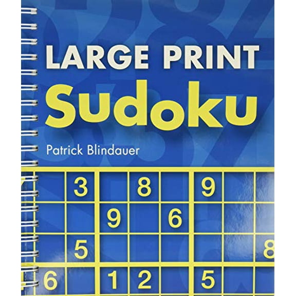 Pre-Owned Large Print Sudoku (Spiral-bound) 1402773536 9781402773532