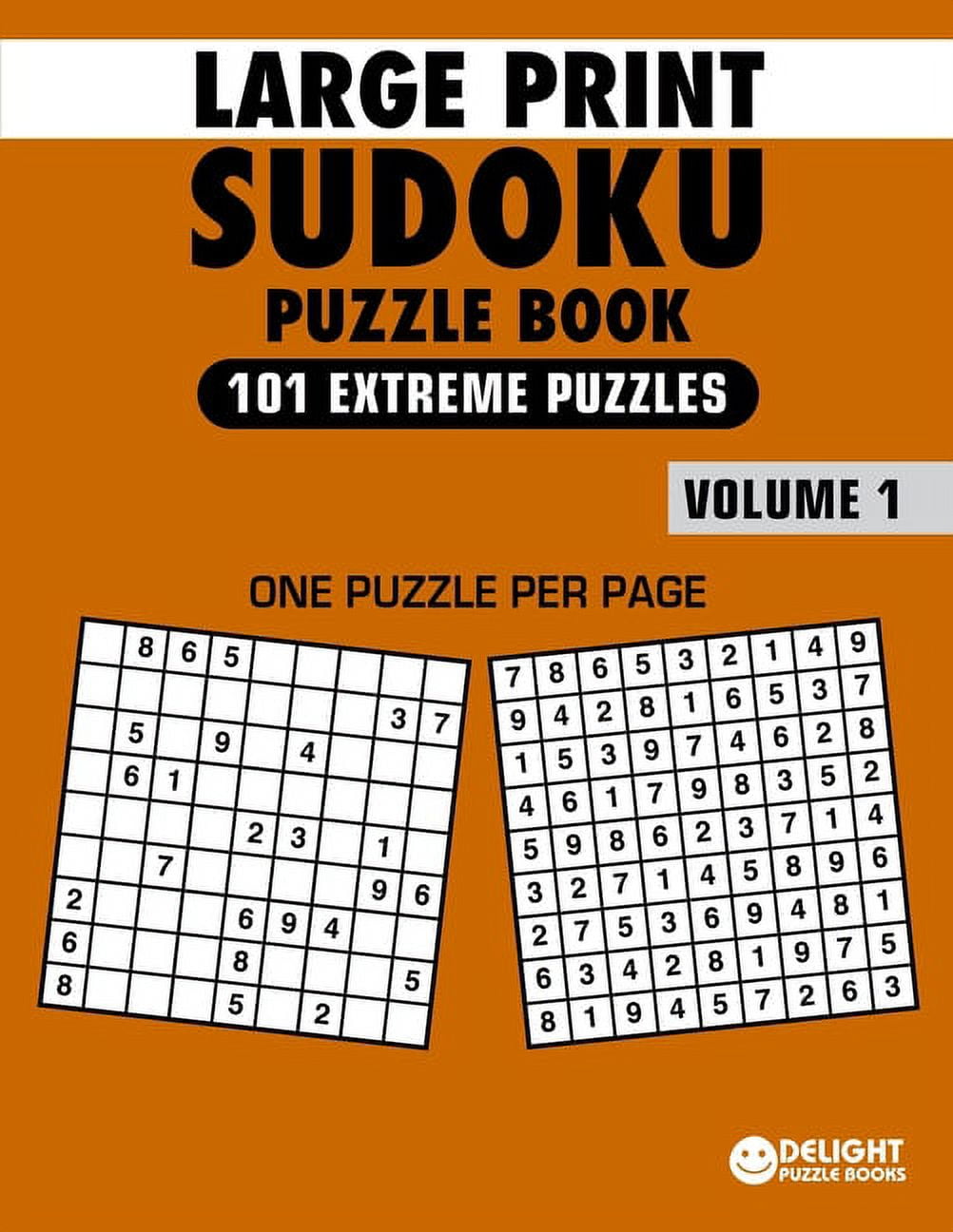 Large Print Sudoku Puzzle Book Extreme: 101 Extreme Sudoku Puzzles for