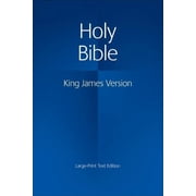 Large Print Text Bible-KJV, Hardcover