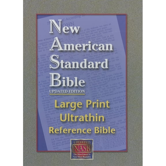 Large Print Ultrathin Reference Bible-NASB (Other)(Large Print)