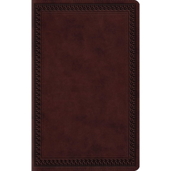 Large Print Value Thinline Bible-ESV-Border Design, (Hardcover)