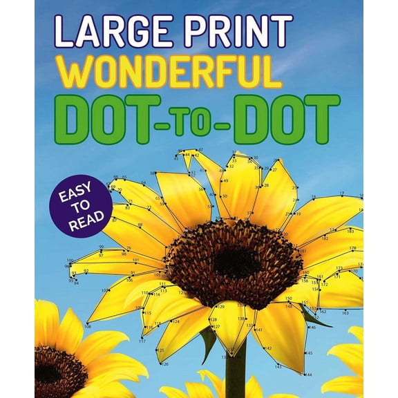 Large Print Wonderful Dot-To-Dot (Paperback)