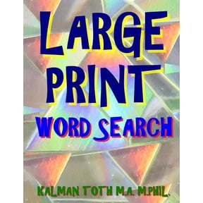 Large Print Word Search: 133 Large Print Themed Word Search Puzzles (Paperback)