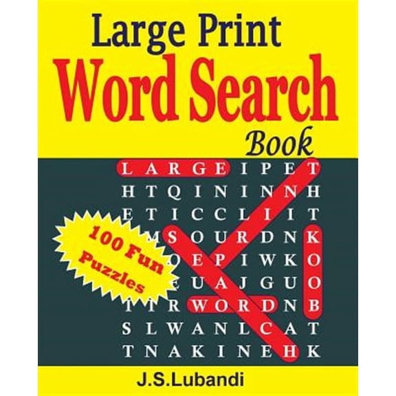 Large Print Word Search
