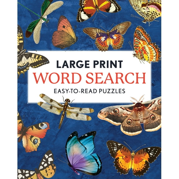 Large Print Word Search: Easy-To-Read Puzzles, (Paperback)
