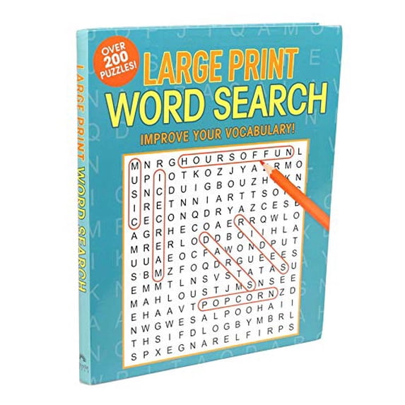 Pre-Owned Large Print Word Search (Paperback) 1684123941 9781684123940