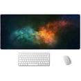 thumbnail image 1 of Large Professionnal Mouse Pad with Unique Design - Desk Mat and Desk Pad for Home and Work - Infinite Colorful Space Scenery - Full Desk XXL Extended Gaming Mouse Pad 35.4" X 15.7", 1 of 6