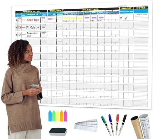 Large Project Management Vision Board, 36