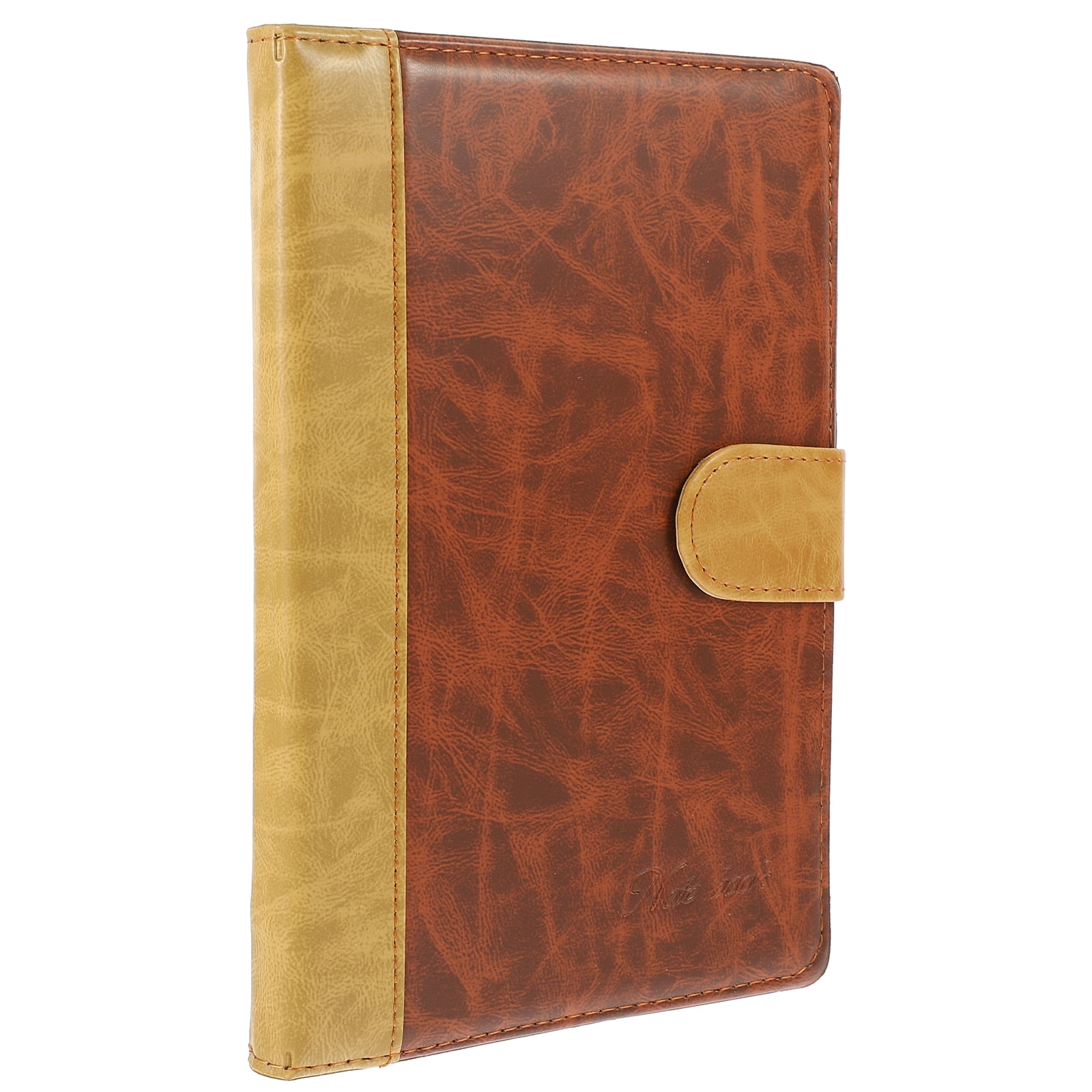 Large Pu Leather Notepad Notebooks for Work Pads Journal Meeting ...