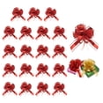 thumbnail image 1 of Large Pull Bow Gift Wrapping Ribbon Organza Red Bows for Gift Wrapping Wedding Baskets Car Red, 1 of 7