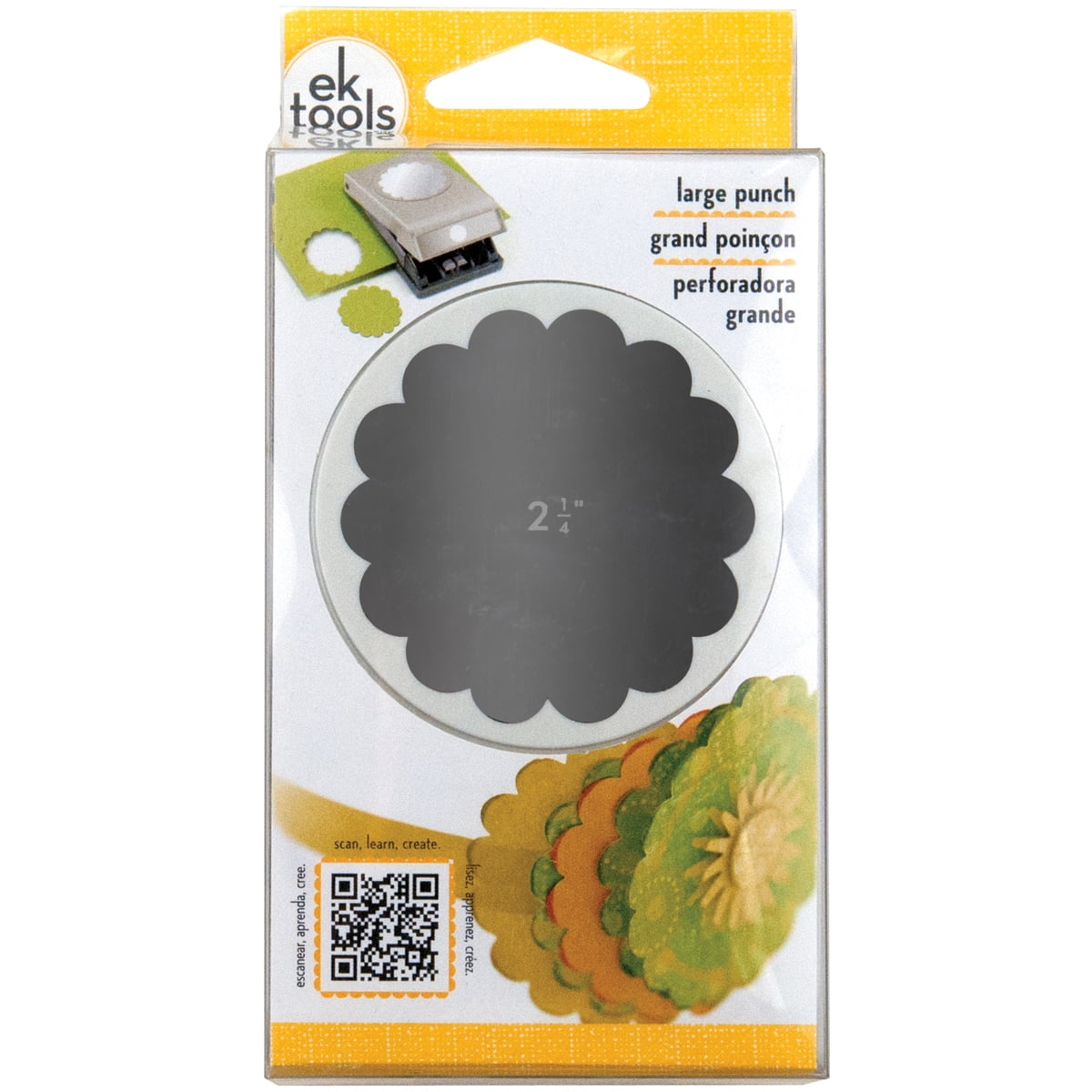 EK SUCCESS Large Punch-Scallop Circle 2.25"