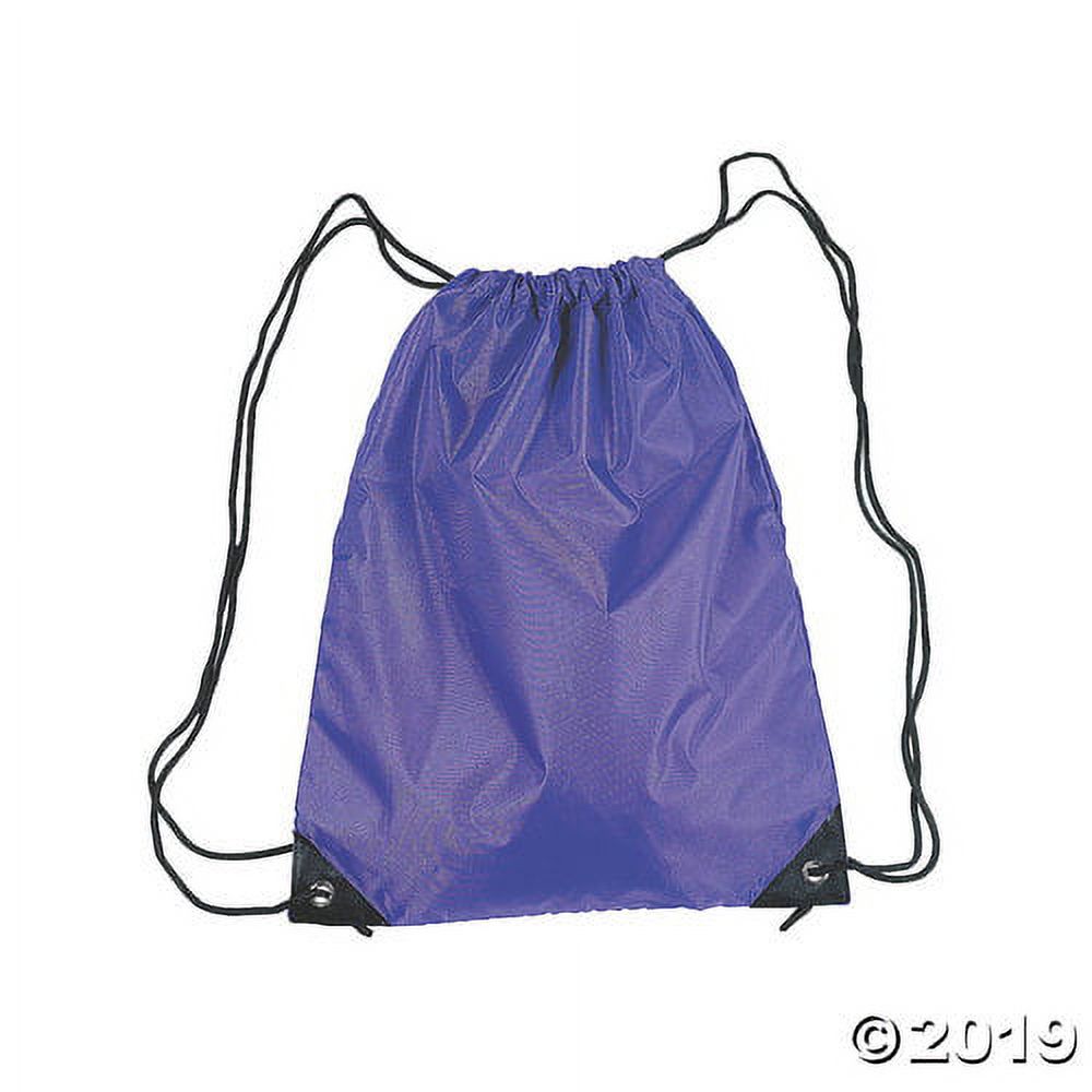 Large Purple Drawstring Bags