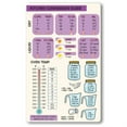 thumbnail image 1 of Large Purple Kitchen Conversion Chart, 5x8 Magnet Decal, Cute Baking Gift, 1 of 8