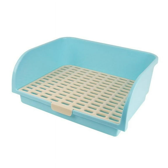 Large Rabbit Litter Box - Pet Toilet Corner Litter Cage Potty Box Trainer Rectangular Plastic Pet Pan Cleaning Tool for Adult