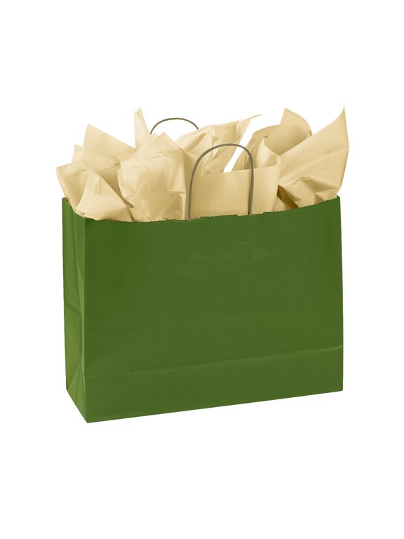 Large Rain Forest Paper Shopping Bags - Case of 100