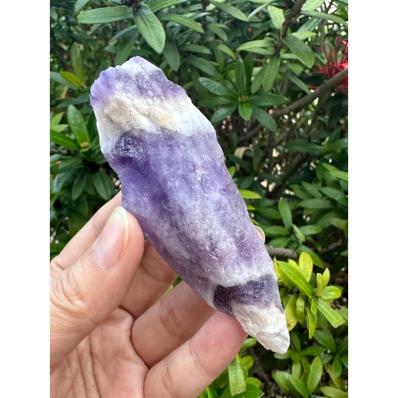 Large Raw Chevron Amethyst, Natural Chevron Amethyst Stone, Natural Rough Chevron Amethyst, Chevron Amethyst Rock (Chevron Amethyst, 1 piece)