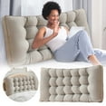 thumbnail image 1 of Large Reading Pillow Headboard Cushion Size Backrest Bolster with Removable Cover Soft Support Pillow for Daybed Bunk Bed Dorm Wall Headboard, 1 of 5