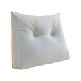 thumbnail image 1 of Large Reading Pillow Headboard Cushion Size Backrest Bolster with Removable Cover Soft Support Pillow for Daybed Bunk Bed Dorm Wall Headboard, 1 of 3
