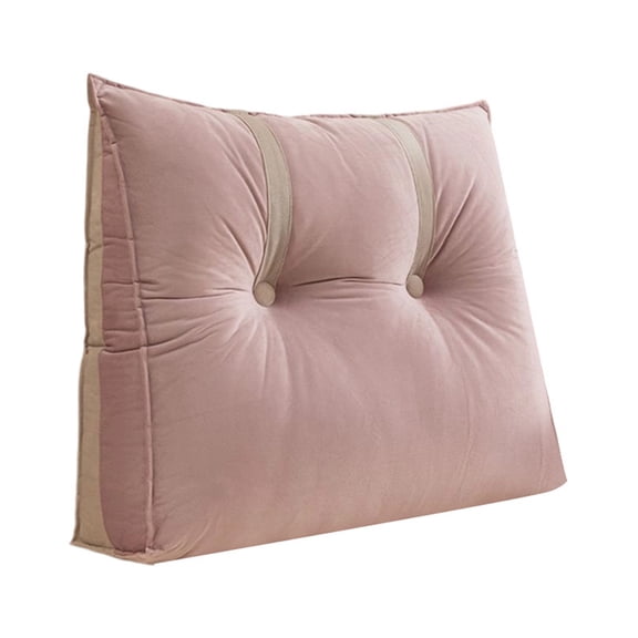 Large Reading Pillow Headboard Cushion Size Backrest Bolster with Removable Cover Soft Support Pillow for Daybed Bunk Bed Dorm Wall Headboard